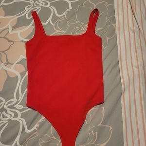 Red Express bodysuit